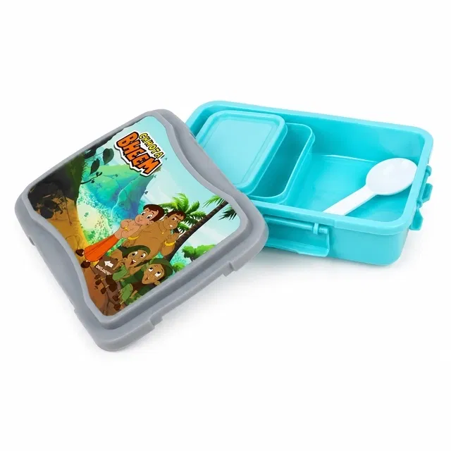 Parikshit Chota Bheem Lunch box for kids & school. (Blue)