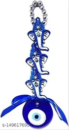 Three God Ganesh Evil Eyes Wall Hanging 