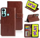 Infinix HOT 20 Play Artificial Leather Mobile Flip Cover 