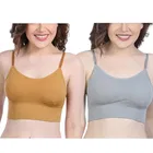 Cotton Blend Padded Camisole Bra for Women 