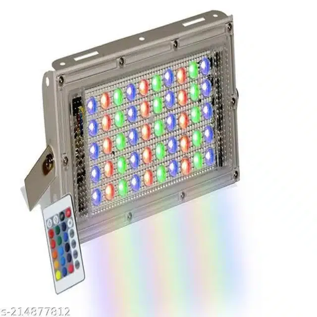 Remote Control Flood Light (Multicolor, 50 W)