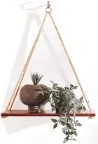 KC Arts Rope Shelves Wall Hanging 8x12inch