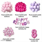 57 Pcs 8th Birthday Decoration kit, Multicolour, Set of 1