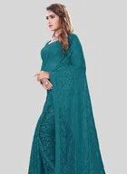 Net Floral Saree for Women 