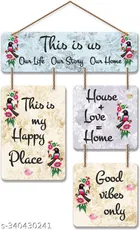 MDF Wooden Wall Hanging Quotes 