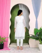 Net Kurti for Women,  White  