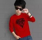 Cotton Blend Round Neck T-Shirts for Boys 