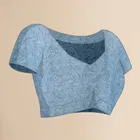 Silk Woven Design Saree for Women, Grey 