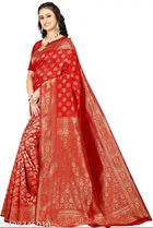 Banarasi Silk Zari Woven Saree for Women 