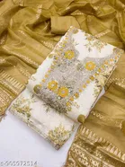 Embroidered Punjabi/All Over Suits Semi-Stitched Suits for Women 