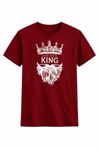 Crew Neck Chest Printed T-Shirts for Men 