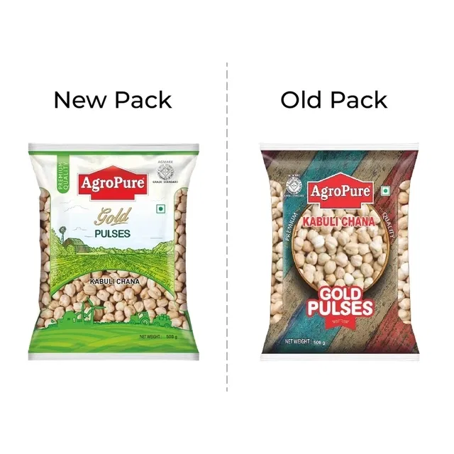 Agropure Gold Pulses Kabuli Chana 500 g