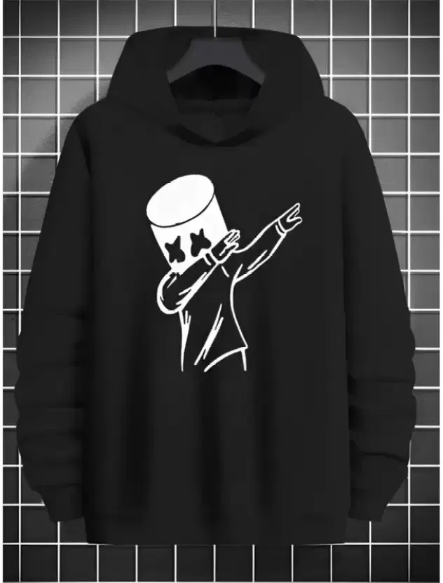 Full Sleeves Hooded Sweatshirt for Men (Navy Blue, XXL)