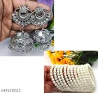 Trendy Bracelete Silver Oxide Brass Ghungroo Bracelet for Women and Girls 