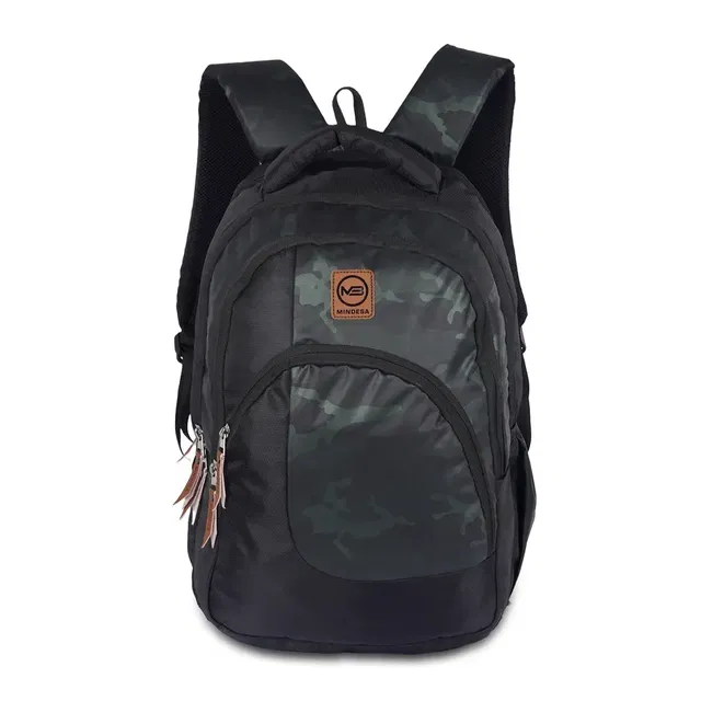 Mindesa Camoflauge 3+1 Pocket Laptop Backpack 30L (Olive)