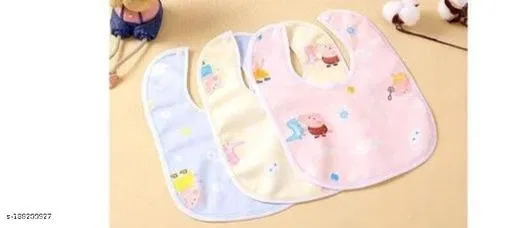 Pack Of 3 Baby Bibs,Apron #Waterproof Buttoned