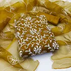 Organza Unstitched Dress Material for Women 