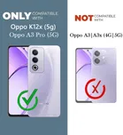 Silicone Mobile Back Cover for Oppo K12X 5G 