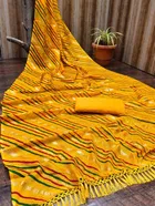 कनूड़ा प्रिंट्स फैंसी विमेंस कोटा डोरिया साड़ी 