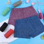 Cotton Blend Solid Briefs for Women, Pack of 3 