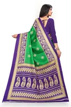 Khadi Silk Printed Saree for Women 