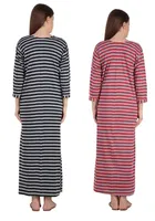 Woolen Hosiery Nighty for Women 