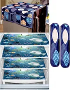 Knit 7 Pcs Fridge Cover Set 