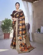 Art Silk Printed Saree for Women 
