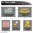 57 Pcs 2nd Birthday Decoration kit, Multicolour, Set of 1