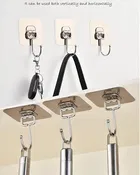Waterproof Self Adhesive Large Wall Hooks for Home 