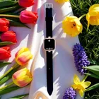 Silicone Strap Square Digital Watch for Men 