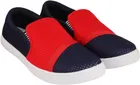 Casual Shoes for Men (Navy Blue & Red, 6)