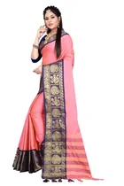 Cotton Embellished Saree for Women 