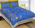 Cotton Queen Bedsheet with 2 Pillow Cover 