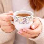 Ceramic Tea & Coffee Cup, White, Pack of 6 