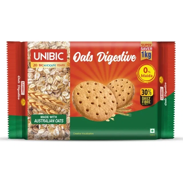 यूनीबिक ओट्स डाइजेस्टिव बिस्किट्स 1 kg