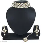 Women's Alloy Gold Plated Jewellery Set