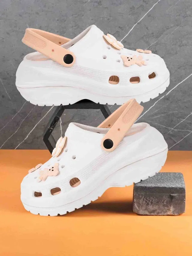 Clogs for Women, White (7)