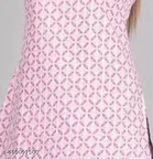 Cotton Printed Short Kurti for Women, Pink 