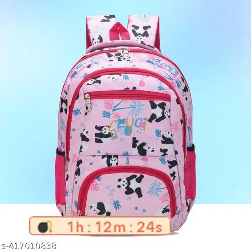 Polyester Backpack Bag, Multicolor