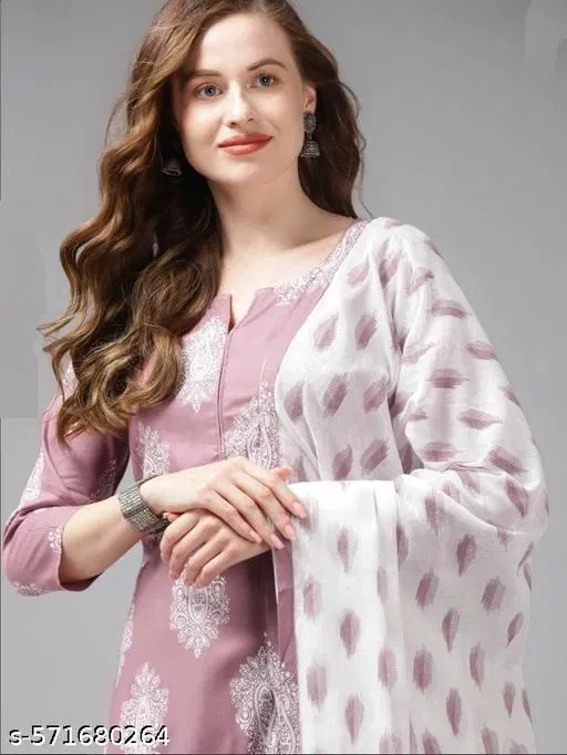 Kurta Set for Women (Pink, XL)
