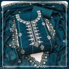 Vichitra Silk Punjabi/All Over Suits for Women 