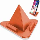 Three-Sided Pyramid Shape Desktop Mobile Stand 