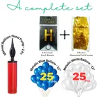 Birthday Decoration Foil Curtains with Banner & 50 Pcs Balloons with Manual Hand Pump 