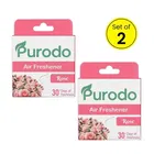 Purodo Air Freshner Block Rose 2X50 g (Pack of 2)