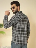 Cotton Blend Checked Shirts for Men, Multicolor 