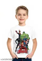 Round Neck Printed T-Shirt for Boys 