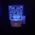 Afast 3D Illusion Night Light, Islamic Allah Design, Green, Acrylic Material, Modern Style 