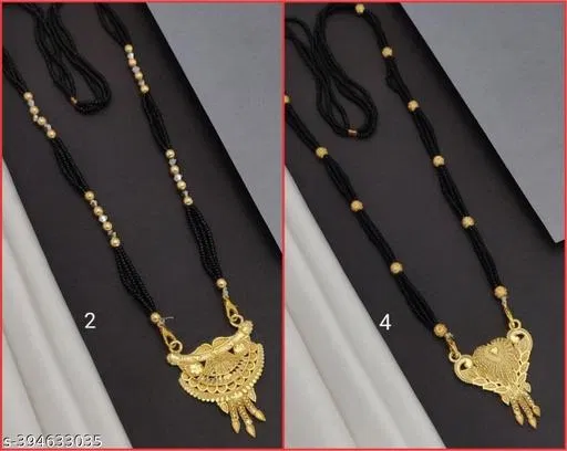Alloy Mangalsutras for Women (Multicolor, Pack of 2)