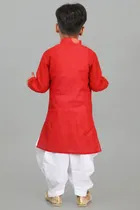 Cotton Printed Kurta with Patiyala Set for Boys 